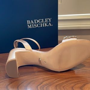 Badgley Mischka Marsha Heeled Sandal.  Size 6